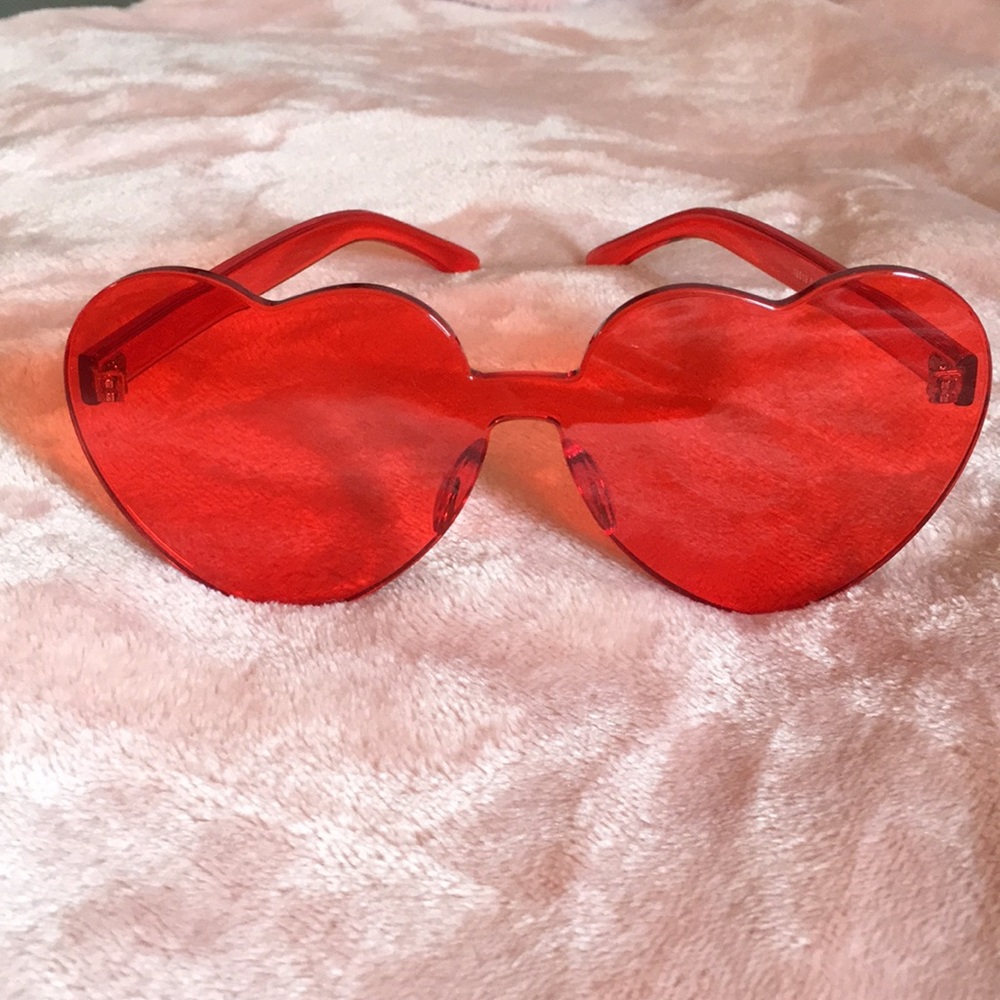 Heart shaped sunglasses